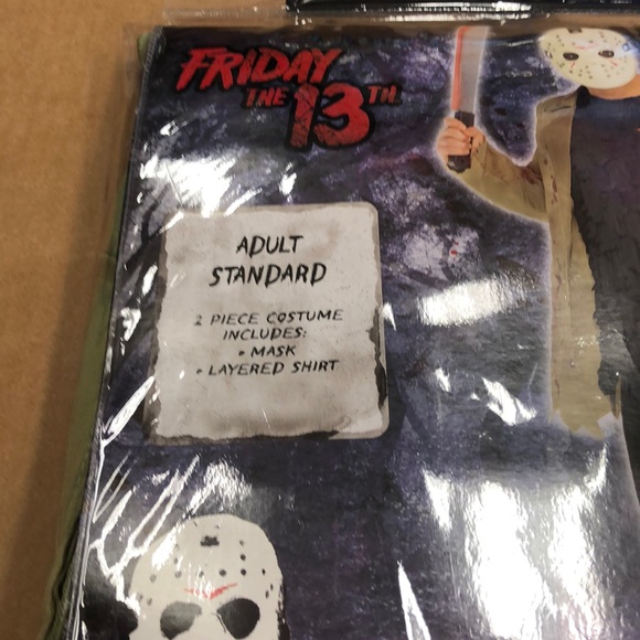 Friday 13th Jason Voorhees Adult Costume! New! - Picture 3 of 6